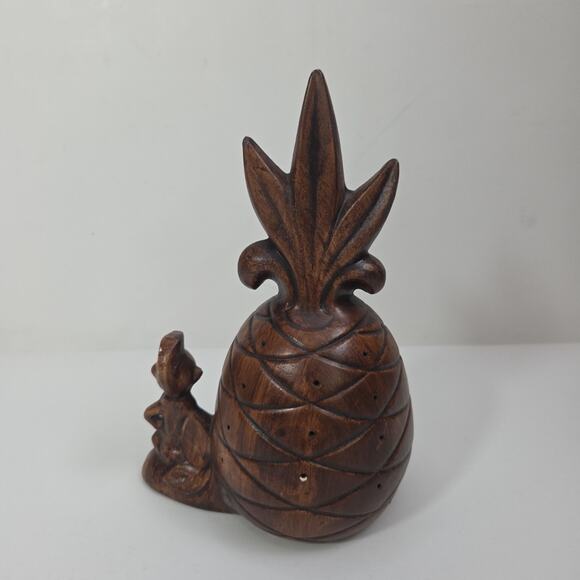 Treasure Craft Tiki Pineapple Toothpick Appetizer Server 7-1/4in Ceramic 1960s - Picture 3 of 9